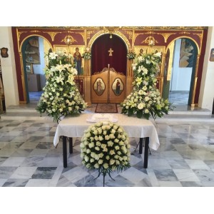 Silk Wedding Church Altar Flowers Arrangement Decorations - Etsy